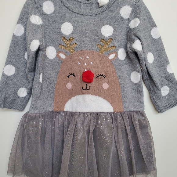 Reindeer baby dress - Picture 1 of 4